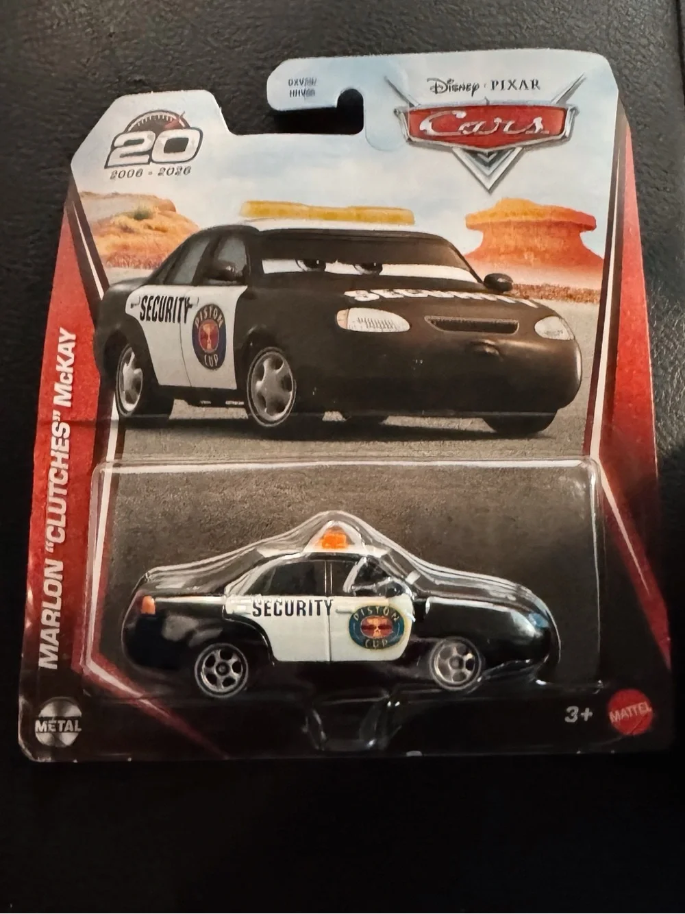 Disney Pixar Cars 20th Anniversary Marlon Clutches McKay Security Diecast Mattel